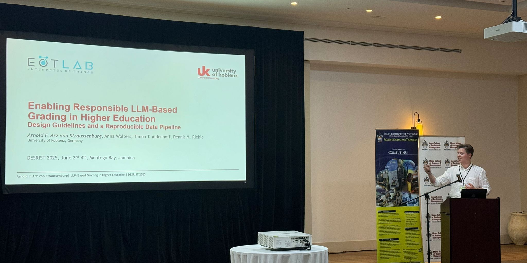 Two Papers Presented at the DESRIST 2025 in Montego Bay, Jamaica